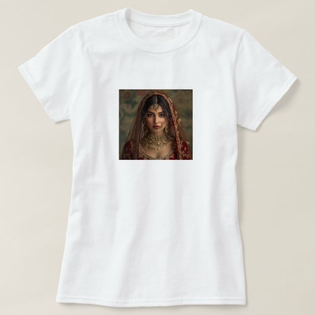 Custom Photo Personalised CreateYour Own  T-Shirt (Design Front)