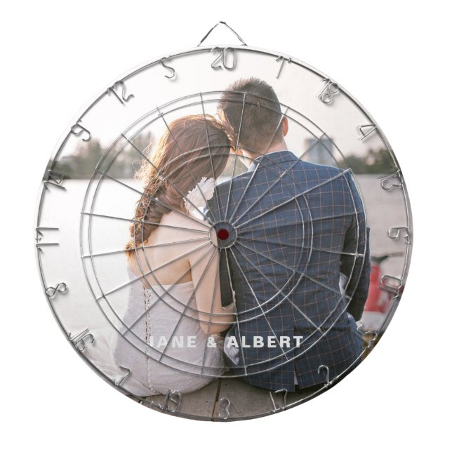 Custom Photo Personalised Dart Board (Front)