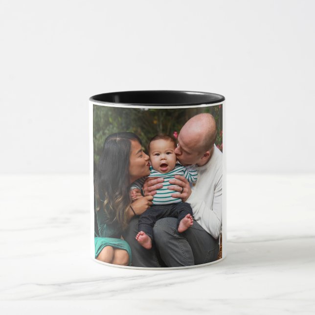 Custom Photo Personalised Family Mug (Center)