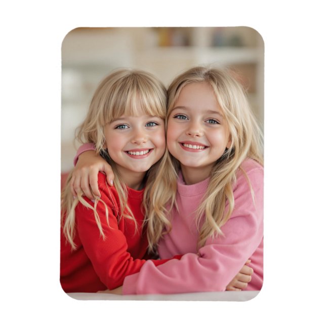 Custom Photo Personalised Flexible Photo Magnet (Vertical)