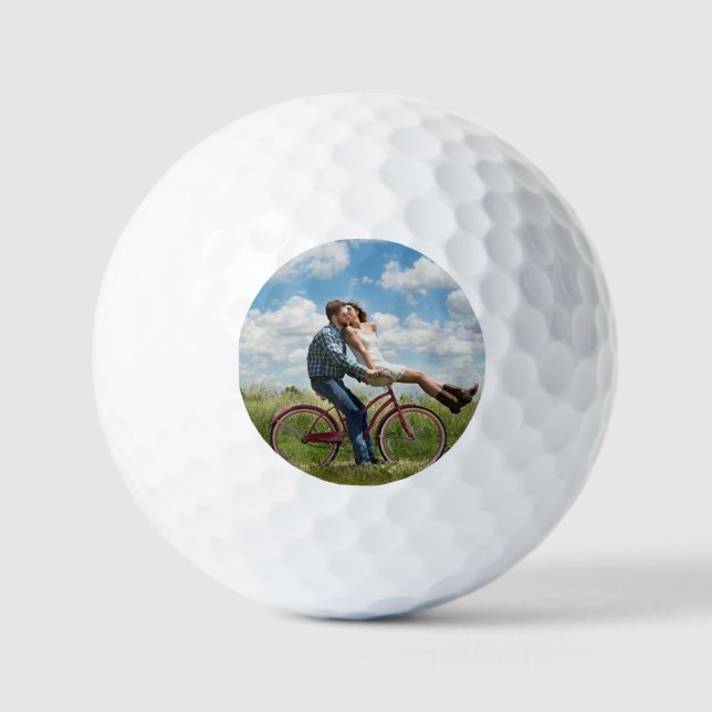 Custom Photo Personalised   Golf Balls (Front)