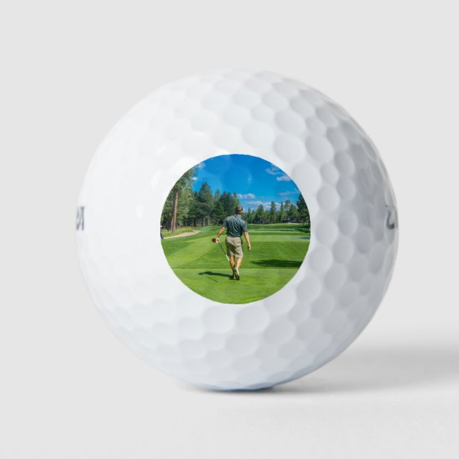Custom Photo Personalised Golf Balls (Front)