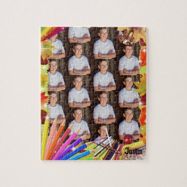 Custom Photo Personalised     Jigsaw Puzzle (Vertical)