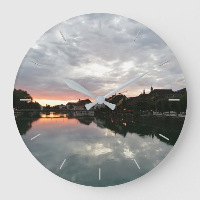 Custom Photo Personalised Large Clock (Front)