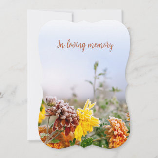 custom photo personalised memorial funeral card