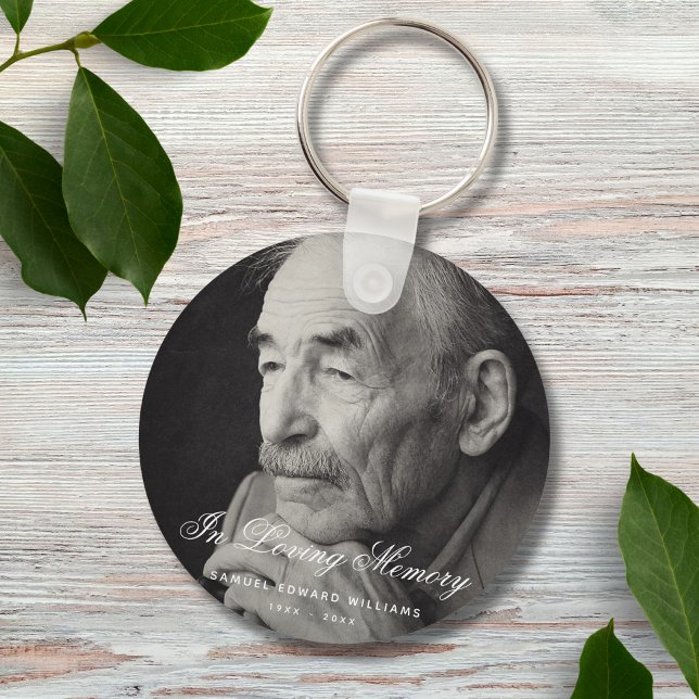 Custom Photo Personalised Memorial Key Ring (Creator Uploaded)