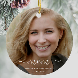 Custom Photo Personalised Memorial ornament