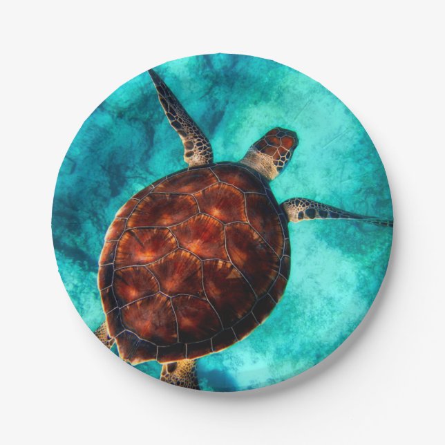 Custom Photo Personalised Modern Paper Plate (Front)