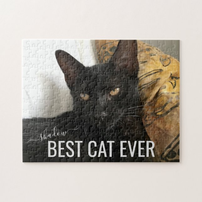 Custom Photo Personalised Name Best Ever Jigsaw Pu Puzzle (Horizontal)