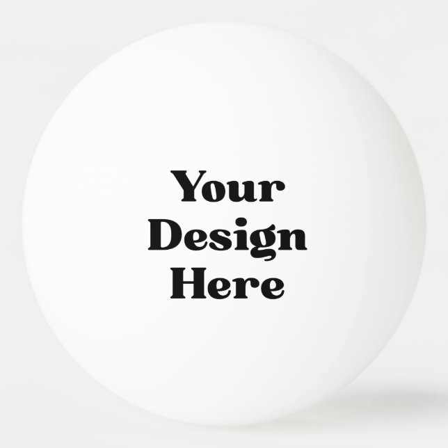 Custom Photo Personalised Ping Pong Ball (Front)