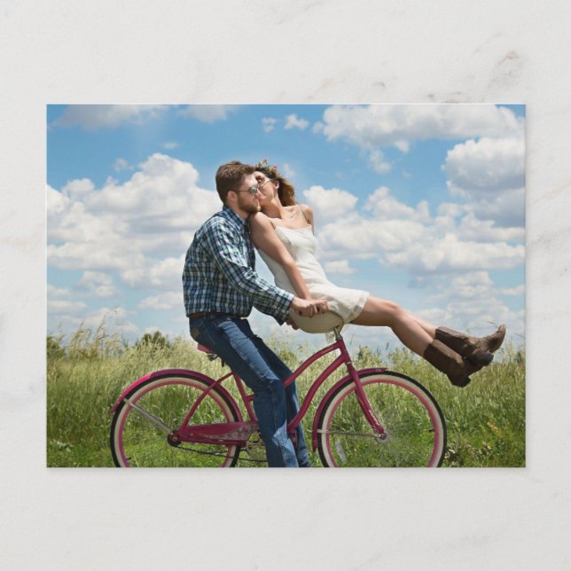 Custom Photo Personalised   Postcard (Front)