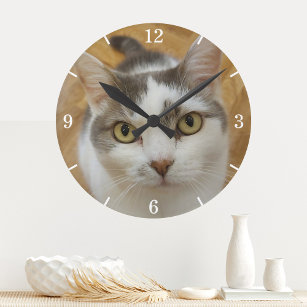 Custom Photo Personalised Round Clock