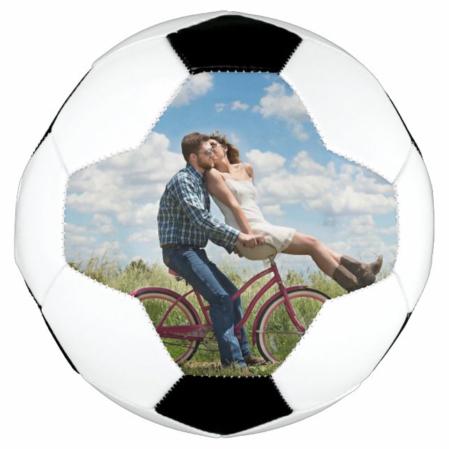Custom Photo Personalised   Soccer Ball (Front)