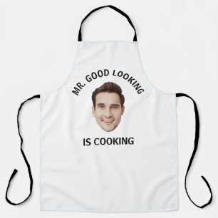Custom Photo personalised Text Her Him Women Men Apron