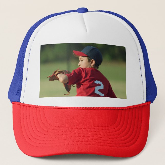 Custom Photo Personalised Trucker Hat (Front)