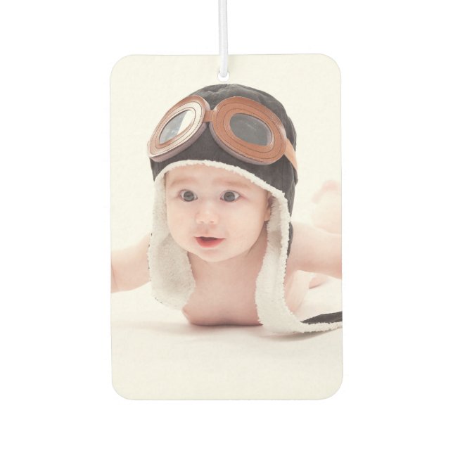 Custom Photo Personalised Unique Car Air Freshener (Front)