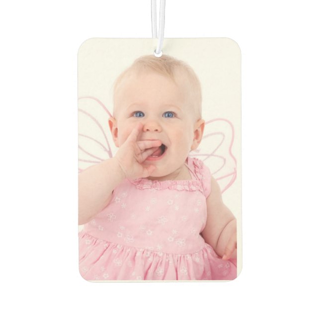 Custom Photo Personalised Unique Home & Car Air Freshener (Back)