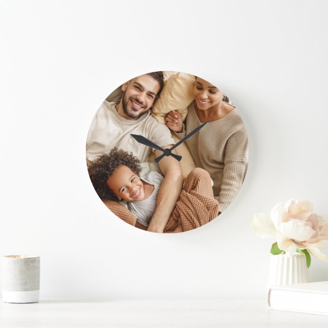 Custom Photo Personalised Wall Clock (Home)