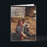 Custom Photo Personalised Wedding Congratulations Card<br><div class="desc">Upload your own photo to create a special card for weddings or any occasion. All the text on this greeting card is ready for your custom touch so you can add your own sentiments for different occasions. On the front of the card, the black script lettering appears against a printed...</div>