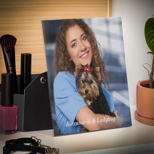 Custom Photo Personalize Easel Plaque (Custom Photo Personalize Easel Plaque is great to place your favorite photo give as a gift. )