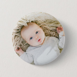 Custom Photo Personalized 6 Cm Round Badge