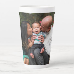 Custom Photo Personalized Family Latte Mug