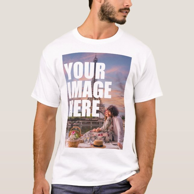 Custom Photo Personalized T-Shirt (Front)