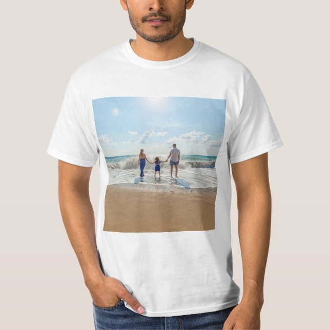 Custom Photo Personalized T-Shirt (Front)