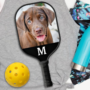 Custom Photo Pet Family Dog Personalised Monogram Pickleball Paddle