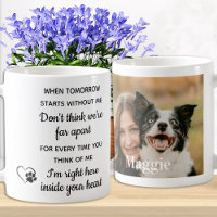 Custom Photo Pet Loss Keepsake Dog Memorial