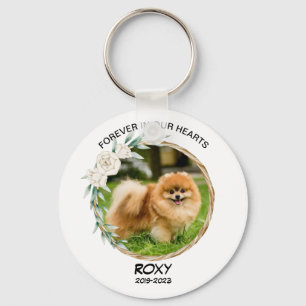 Custom Photo Pet Memorial Favor Loss of Pet Key Ring