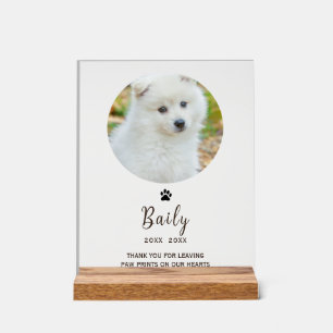 Custom photo pet Memory  Acrylic Sign