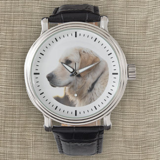 Custom Photo Pet Minimalist Modern Keepsake Watch