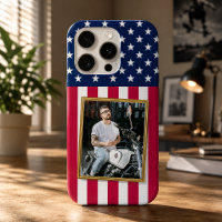 Custom Photo Phone Case, USA Flag Patriotic