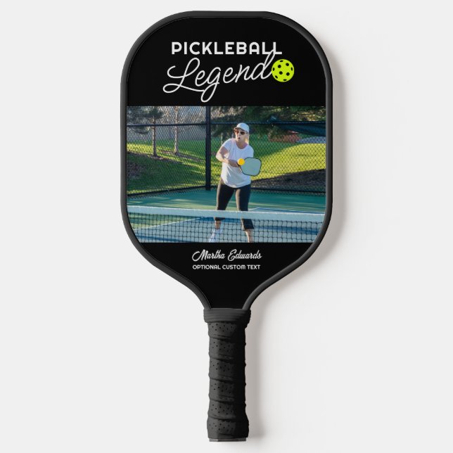Custom Photo Pickleball Legend Personalised Paddle (Front)