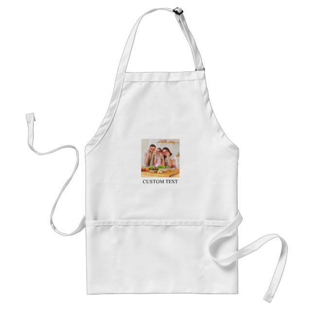 Custom Photo Picture Chef Gift Custom Text Cute Standard Apron (Front)