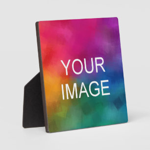 Custom Photo Picture Image Logo Template Square Plaque