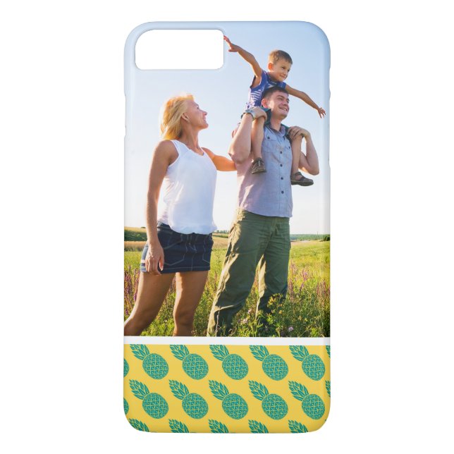 Custom Photo Pineapple Pattern Case-Mate iPhone Case (Back)
