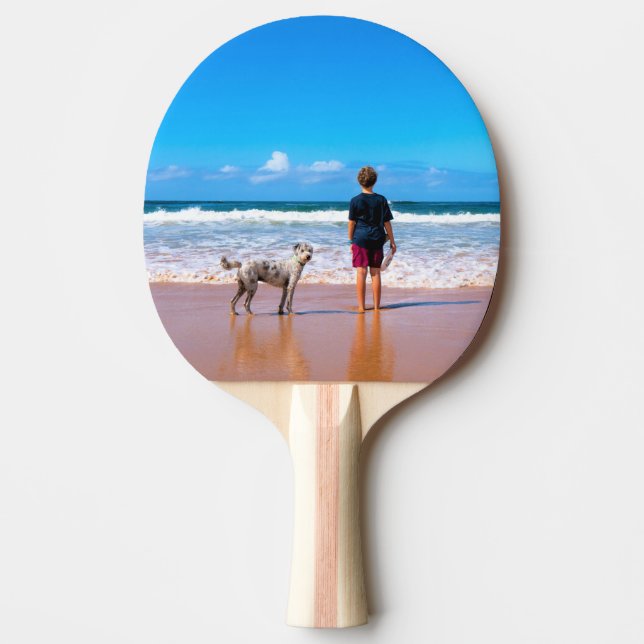 Custom Photo Ping Pong Paddle with Your Photos (Front)