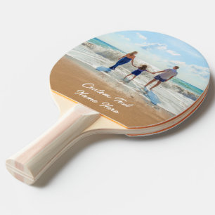 Custom Photo Ping Pong Paddles Personalised Text