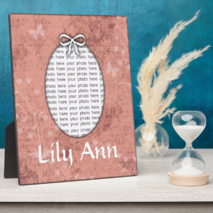 Custom Photo Plaque for Girl Personalised