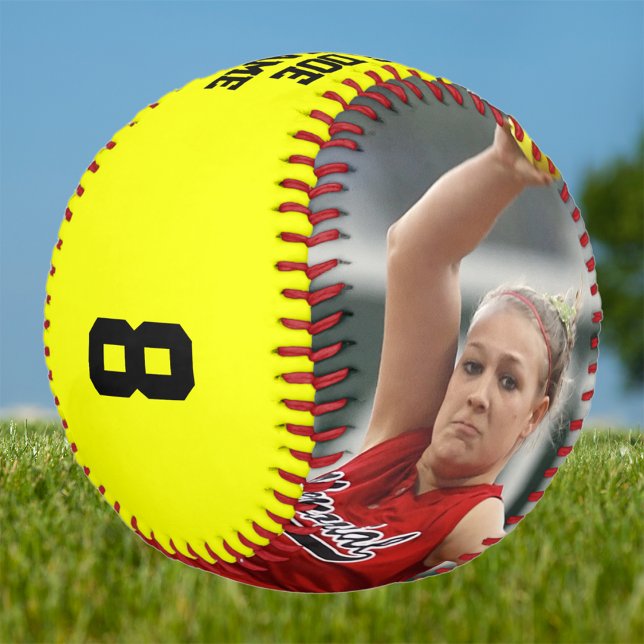 CUSTOM Photo, Player Name Team Position & Number Softball (Creator Uploaded)