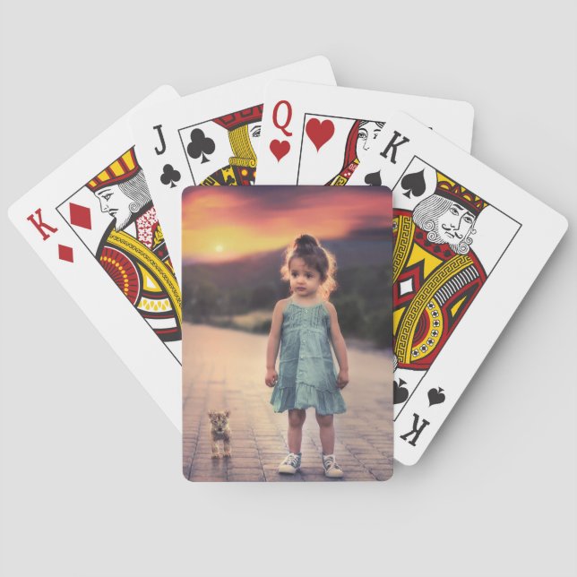 Custom Photo Playing Cards (Back)