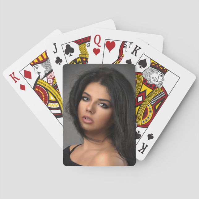 Custom photo  playing cards (Back)