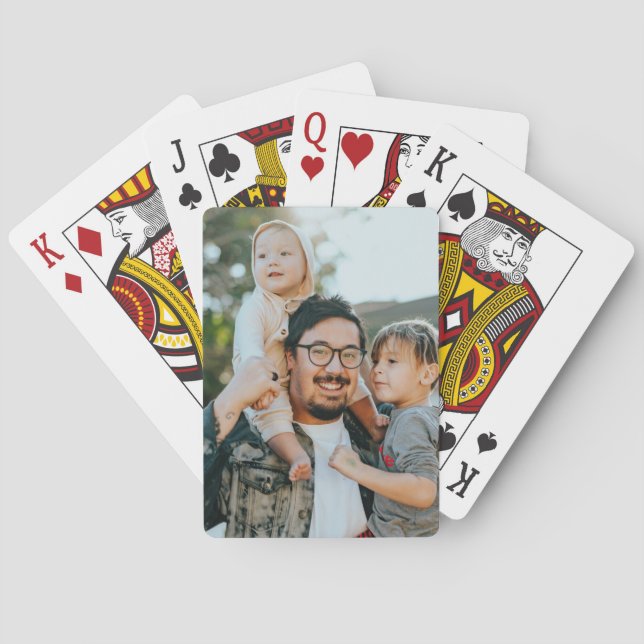 Custom Photo Playing Cards (Back)