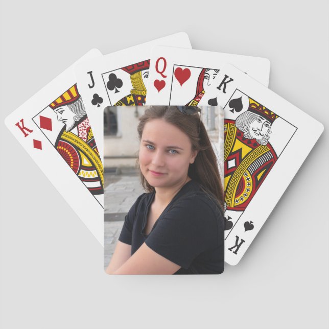 CUSTOM PHOTO PLAYING CARDS (Back)