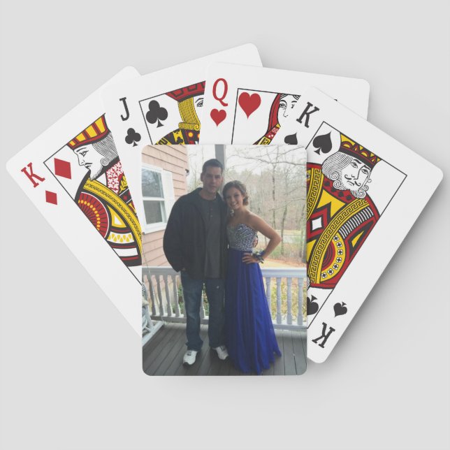 Custom Photo Playing Cards (Back)
