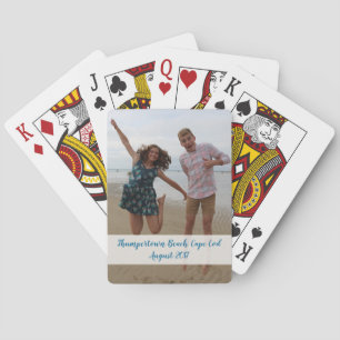 Custom photo playing cards - celebrate fun event