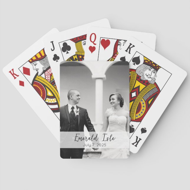 Custom photo playing cards - personalise (Back)