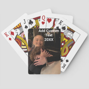 Custom photo playing cards  Personalised card 